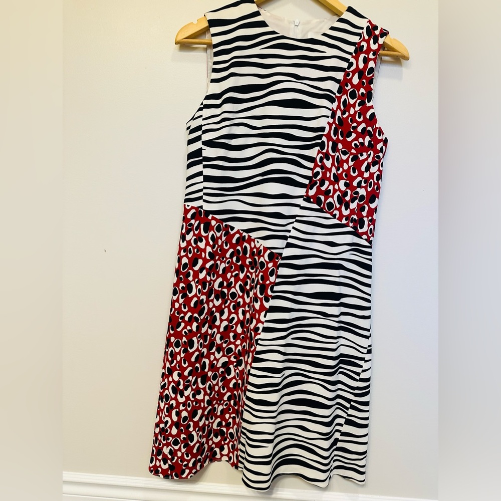 Hugo Boss Diseba Animal Print Sheath Dress